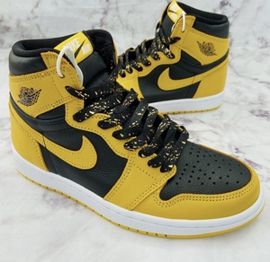 适配airjordan1retrohighogpollen黑黄武当烫金泼墨aj1鞋带ow鞋绳