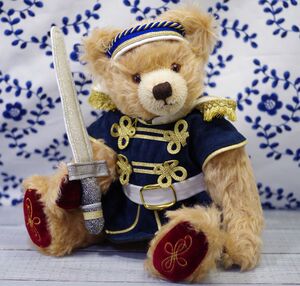 代购 hermann赫曼绿标《胡桃夹子》王子 限定泰迪熊/收藏生日礼物