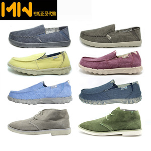 专柜微瑕疵处理dude都德休闲鞋低帮时尚轻便舒适透气超轻帆布男鞋