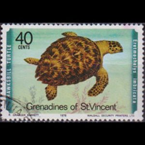 圣文森特格林纳丁斯1978年海龟(40c信销)(XC0635)
