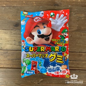 日本进口零食诺贝尔超级马里奥造型可乐汽水味软糖橡皮糖袋装QQ糖