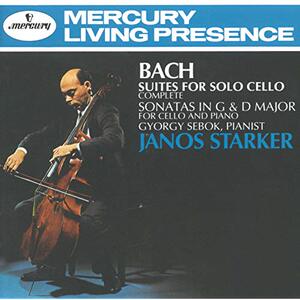 巴赫bach无伴奏大提琴组曲 斯塔克史塔克janos starker 两张cd