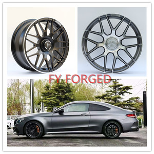 c63轮毂改装,轮毂改装 18 19 20寸适用于奔驰amg锻造轮毂s级350e300 c63 19寸gls600改装
