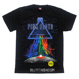 泰国进口新款pink floyd平克弗洛伊德乐队男女高质宽松短袖t恤