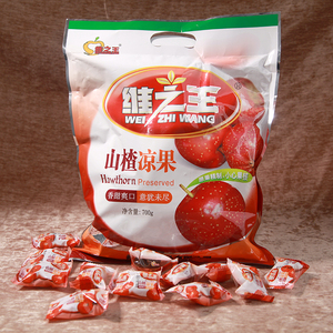 维之王山楂蜜饯果脯 山西特产 山楂制品开胃零食小吃700g山渣凉果
