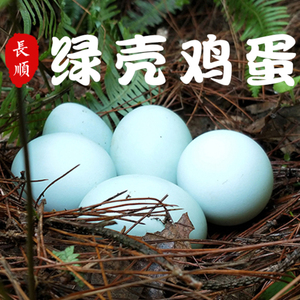 贵州长顺绿壳土鸡蛋