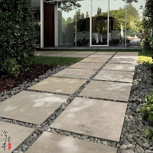 沧浪亭室外庭院砖别墅户外花园厚砖院子地砖石英砖板岩20mm地铺石