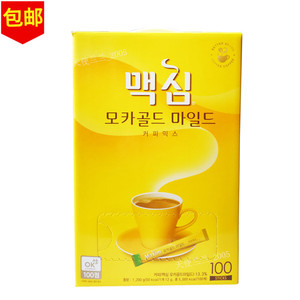韩国进口东西黄麦馨三合一摩卡咖啡原味Maxim速溶韩国咖啡粉