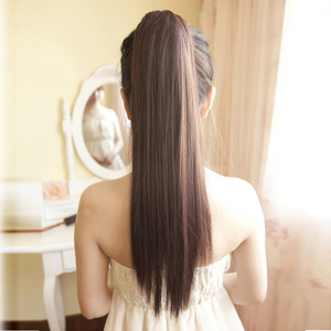 假发 马尾 直发 假发尾长直发马尾假发辫子假发片女 长 假马尾