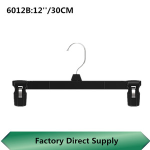 JCP6012裤架 VICS铁钩 外贸出口 防滑裤夹裤挂商场市挂装衣架30CM