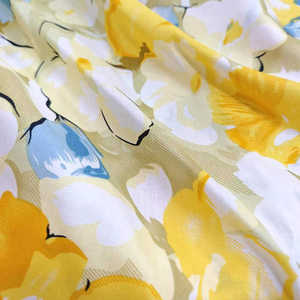 宝宝棉绸布超柔夏季睡衣面料婴儿童服装绵绸人造棉布料碎花朵棉布