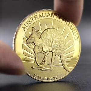 2011年袋鼠金币澳大利亚动物纪念币外币收藏品幸运决策币金属币