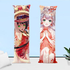 洛天依等身抱枕手游周边定制长条夹腿枕白无垢 乐正绫