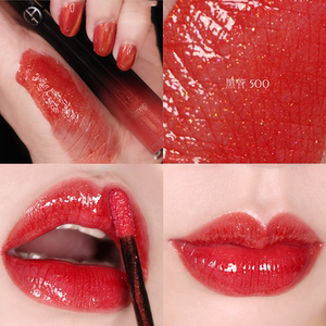 6767巨折价阿玛尼唇釉黑管500锦鲤色漆光/新款5g口红