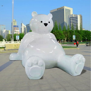 户外大型网红卡通可妮兔动漫模型雕塑 kakao公仔商场大白熊装饰品