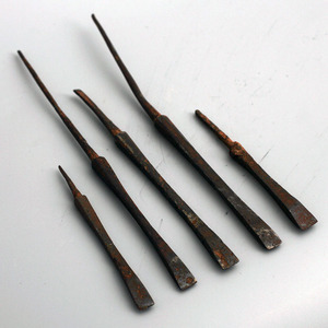 古代兵器收藏 辽金时期老铁箭头箭簇 茶刀包老保真草原文化研究