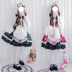 日系软妹少女十字架复古lolita连衣裙jsk洛丽塔洋装日常漫展cos服