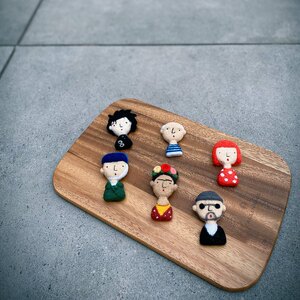 人物胸针羊毛毡戳戳乐 diy手工材料包 自制节日礼物小众别致吊饰