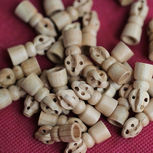 桃木金刚杵金刚铃小法器婴幼儿童小棒槌宝宝别针配饰挂件平安挂饰