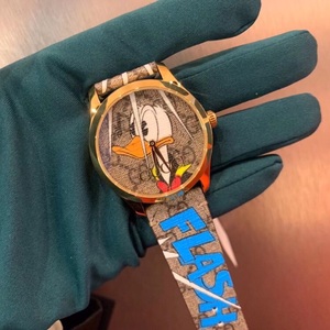 香港专柜正品古驰gucci手表老花腕表男女迪士尼唐老鸭