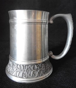 马来西亚 royal selangor pewter 皇家雪兰莪 纯锡器啤酒杯 水杯