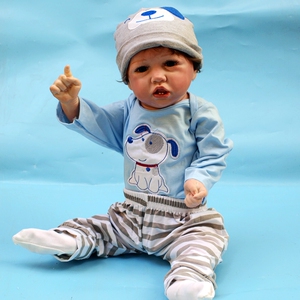 53厘米npk硅胶男孩儿童仿真娃娃家政育婴软胶洋娃娃模型赠换装