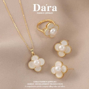 DARA/戴拉【向海岚专属】合金淡水珍珠套装X251000T