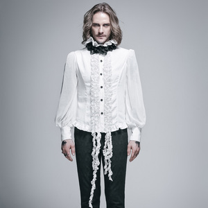 devil fashion恶魔时尚男装 中哥特风复古欧洲宫廷贵族礼服衬衫