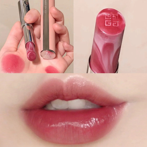 givenchy纪梵希小粉皮小粉唇口红变色润唇粉色小羊皮01新款限量