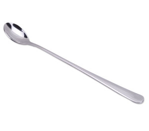 24cm加长不锈钢长柄冰勺创意甜品勺咖啡勺冰淇淋勺棒搅拌勺长勺