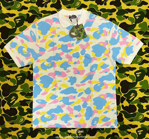 bape迷彩polo