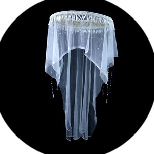 古装侠客轻纱帽斗笠古风流苏面纱铃铛面纱女配饰防晒古风蒙面纱巾