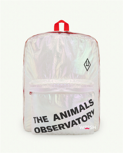 THE ANIMALS OBSERVATORY 24SS TAO儿童字母印花时髦拉链双肩书包