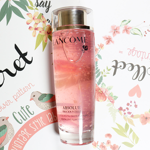 lancome兰蔻absolue rose菁纯臻颜玫瑰花瓣柔肤露精华水150ml