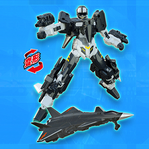 歼20黑闪变形金刚机器人战斗机中国飞机军事模型男孩儿童玩具