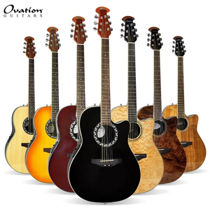 Ovation奥威逊AB24/CS24P电箱民谣木吉他含12弦可选