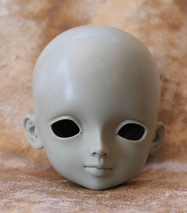 青桔子sd娃娃bjd素头树脂头4分df-h化妆入门头牌现货包邮air灰肌