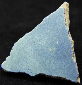 saruman2002淘宝金元钧窑正窑口天青釉小盘残器 高古瓷钧瓷片古玩