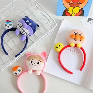 卡通面包超人 细菌小子 面包妹妹 发箍 拍照聚会头箍