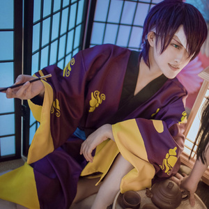 银魂高杉晋助cos服和服浴衣漫展万圣节年会节日派对cosplay服装全