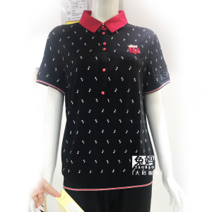 亨格舒大码2022女装夏季新款短袖气质百搭休闲妈妈宽松遮肉翻领t