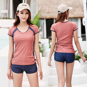 维多新款女士泳衣显瘦运动跑步分体平角大码比基尼温泉性感游泳装