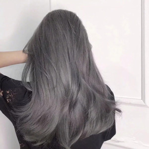 2021超显白染发膏黑茶色雾蓝色闷青色紫色亚麻灰自己在家染