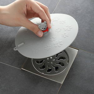 水塞地漏防臭器垫子硅胶垫厕所反味除臭密封盖下水道防返臭神器