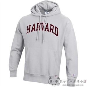 harvard哈佛大学校徽班服卫衣校服文化衫学院风冠军champion新品