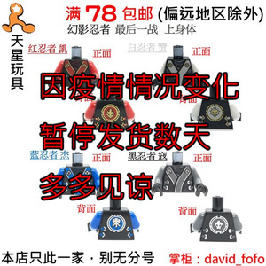 乐高lego幻影忍者njo071076079080最后一战上身体70501
