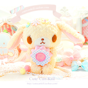 [品切れ]日本sanrio原装绝版蜜糖邦尼sugarbunnies焦糖兔花花公仔