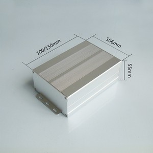 铝型材金属外壳 铝盒 铝壳 壳体 铝合金外壳 仪表壳 金属壳106*55
