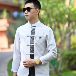 傣族男款式民族服装聚会活动工作生活男傣装男装民族男服装