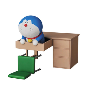 rang日本代购udf 哆啦a梦系列 时光机抽屉机器猫可爱卡通玩偶摆件